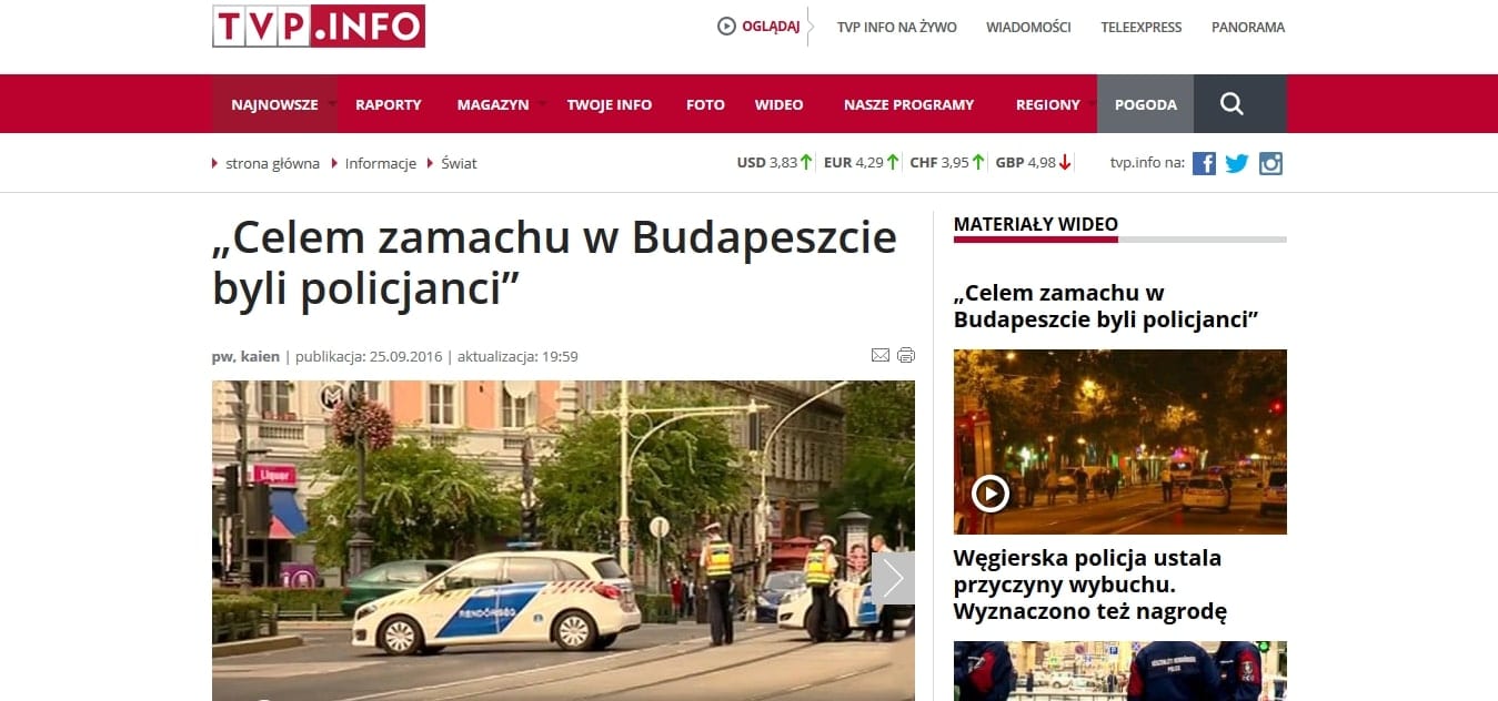 Zamach bombowy w Budapeszcie