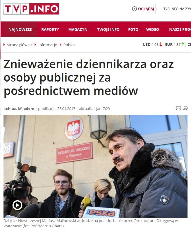 Są pierwsze zarzuty za zamieszki pod Sejmem 16 grudnia