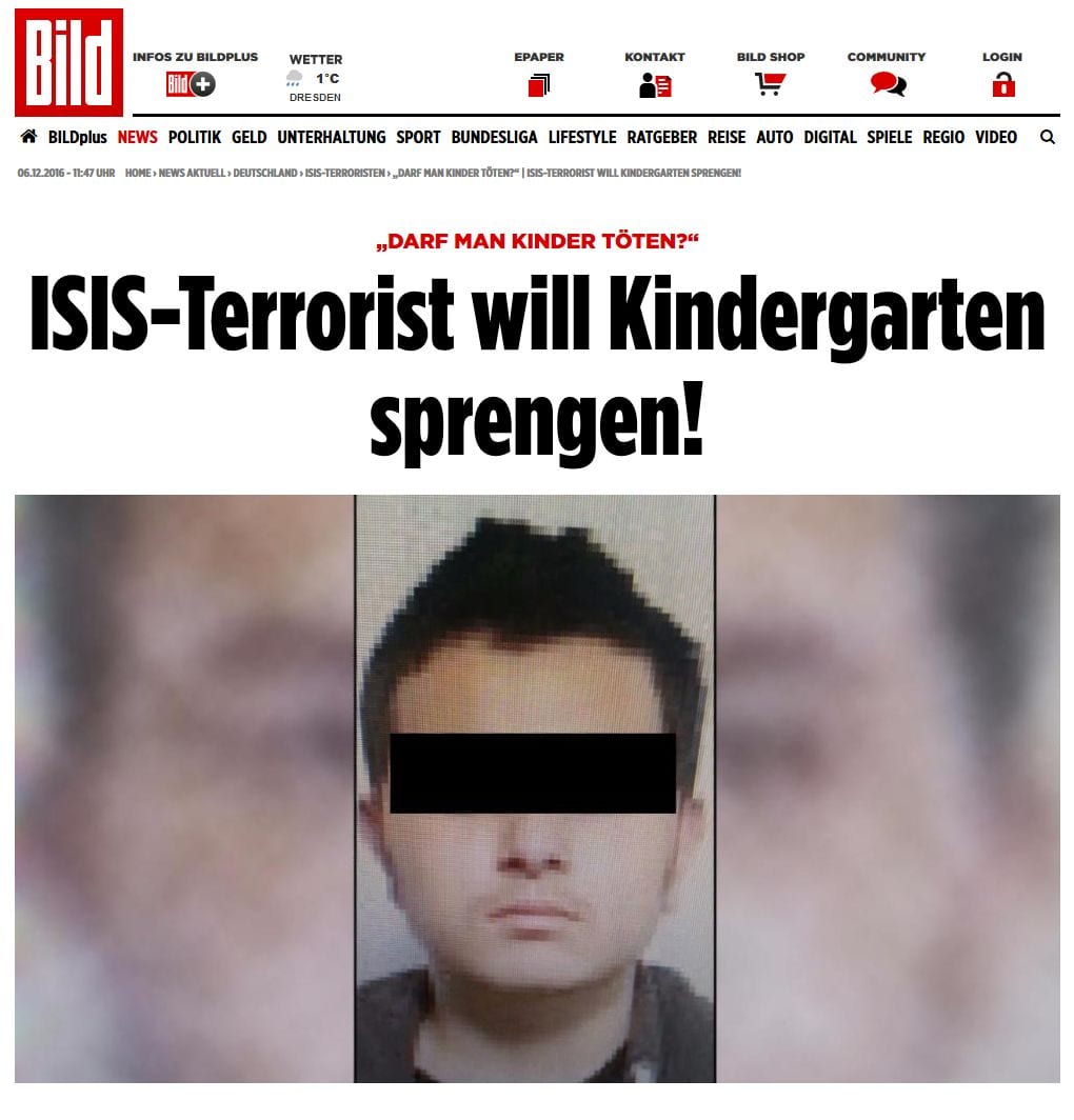 Dwóch islamistów w Niemczech planowało zamach na przedszkole.