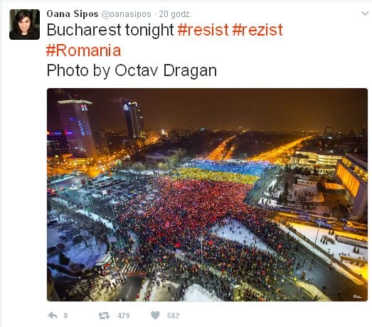 W Rumunii trwają protesty przeciw rządowi