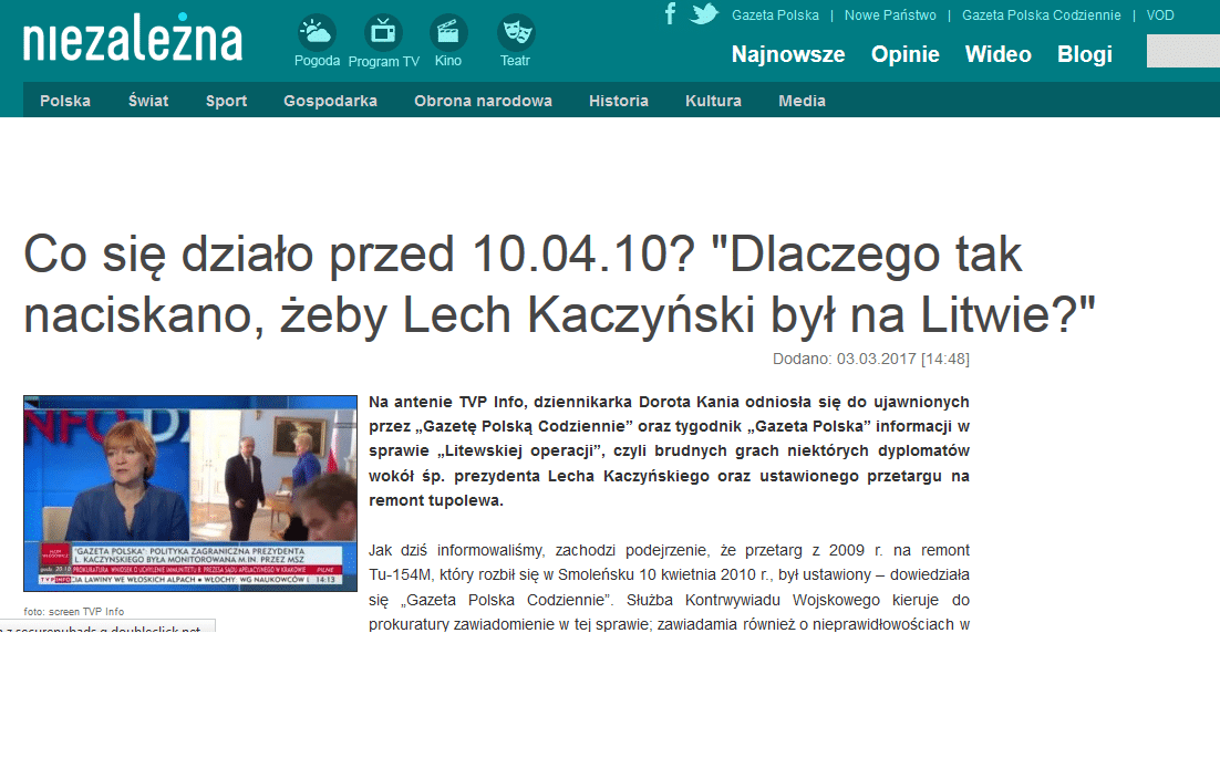 Rozgrywki Sikorskiego doprowadziły do lotu smoleńskiego?