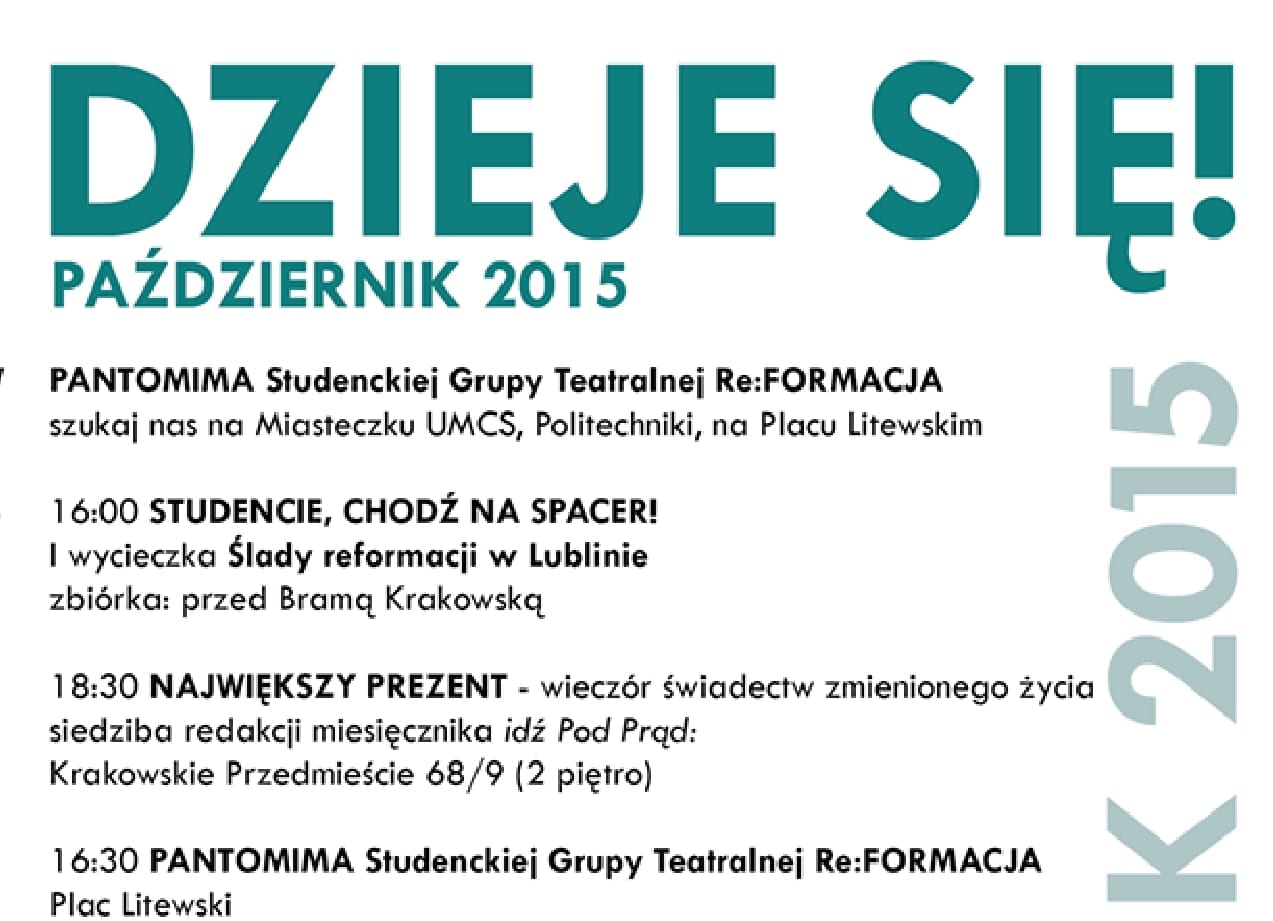 DZIEJE SIĘ! październik 2015