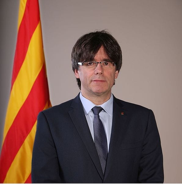 Premier Katalonii zwolniony warunkowo