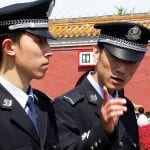 Policja w Pekinie