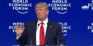 Donald Trump w Davos