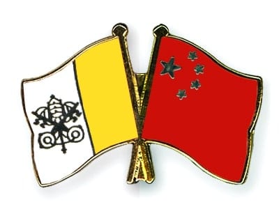 Flagi Chin i Watykanu