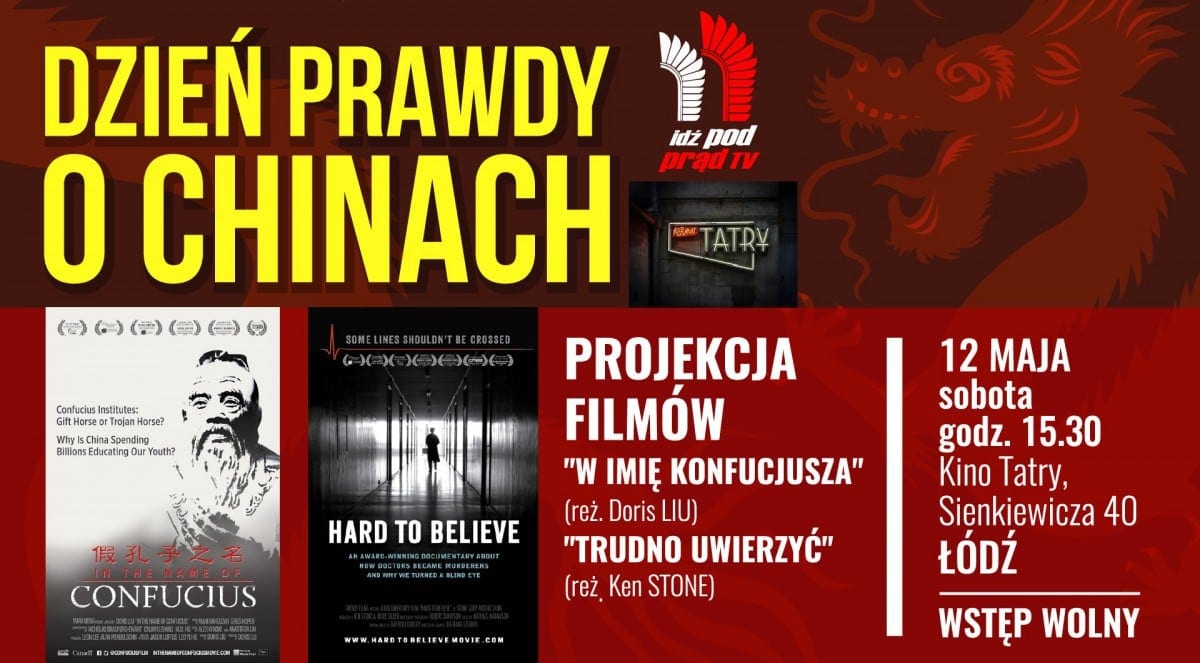 12/05/2018: Dzień Prawdy o Chinach / Łódź