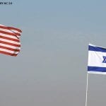 Flagi USA i Izraela