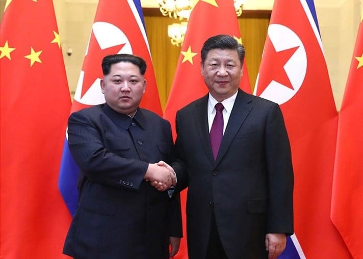 Xi Jinping i Kim Dzong Un