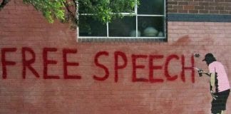 Free speech graffiti
