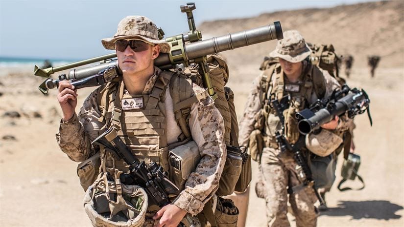 Żołnierze US Marines w Omanie 2017