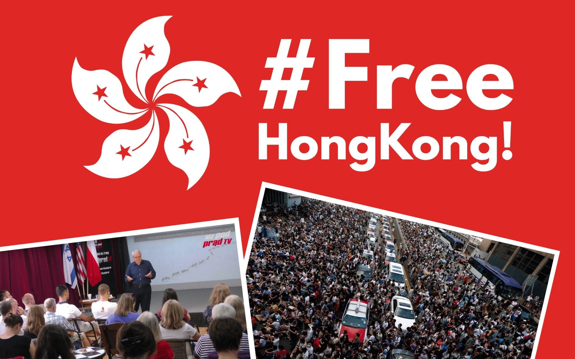 A church in Poland is praying for free Hong Kong