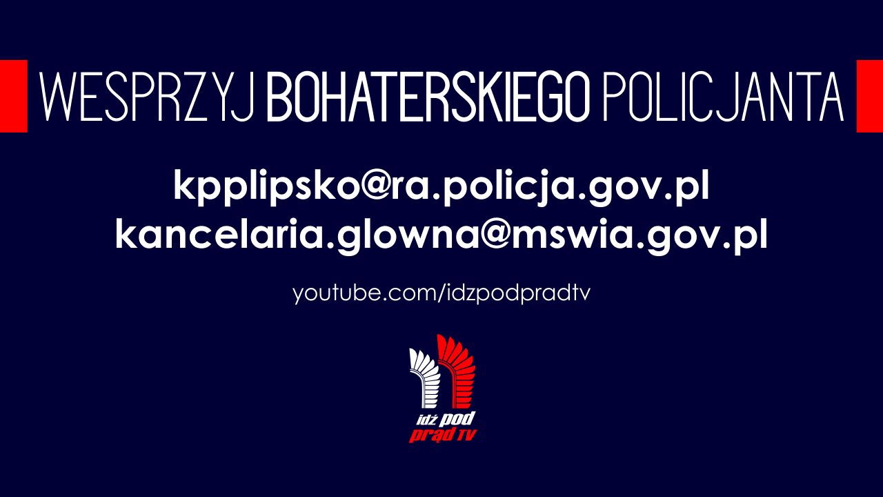 Policjant powstrzymał przestępcę. Wesprzyj bohatera!