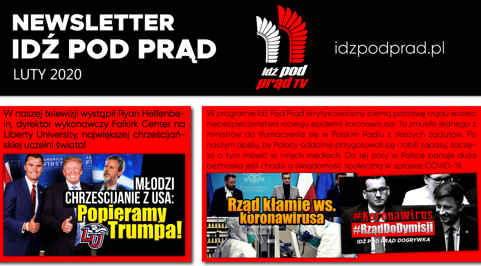 Newsletter Idź Pod Prąd TV Luty 2020