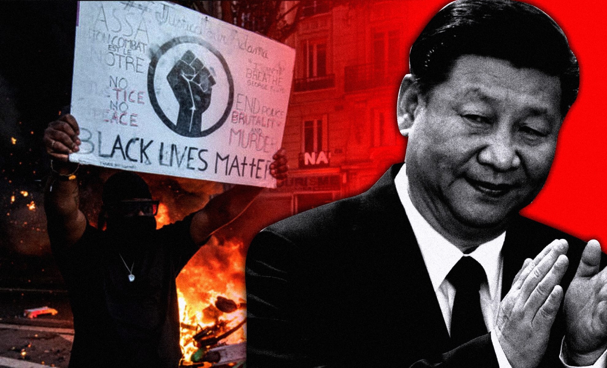 Komunistyczne Chiny stoją za zamieszkami w USA